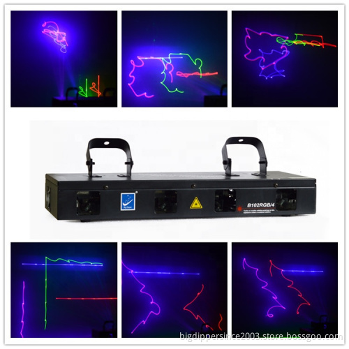Big Dipper brand RGB Color 560W Laser Four Eyes RGB Color Lighting Stage Lighting Four Head Laser Light